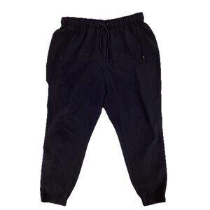 Spyder Active Mens's Jogger Pant Elastic Waistband Zip Pockets Black Size Large